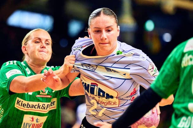 Rebeka Varga (Rostock Dolphins, 27) GER, 2. Handball - Bundesliga Frauen, Fuechse Berlin vs. Rostocker HC (Rostock Dolphins), Saison 2026 27, 3. Spieltag, 12.09.2026, GER, 2. Handball - Bundesliga Frauen, Fuechse Berlin vs. Rostocker HC (Rostock Dolphins), Saison 2026 27, 3. Spieltag, 12.09.2026, Berlin