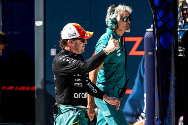 F1 - SPANISH GRAND PRIX 2026 ALONSO Fernando (spa), Aston Martin F1 Team Honda AMR26, portrait during the 2026 Formula 1 Spanish Grand Prix, 14th round of the 2026 Formula One World Championship, WM, Weltmeisterschaft from September 11 to 13, 2026 on the Madring, in Madrid, Spain - MadridSpain  Copyright: xALBERTOxVIMERCATIx