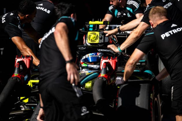 F1 - SPANISH GRAND PRIX 2026 12 KIMI ANTONELLI Andrea (ita), Mercedes AMG F1 Team W17, action during the 2026 Formula 1 Spanish Grand Prix, 14th round of the 2026 Formula One World Championship, WM, Weltmeisterschaft from September 11 to 13, 2026 on the Madring, in Madrid, Spain - MadridSpain  Copyright: xALBERTOxVIMERCATIx