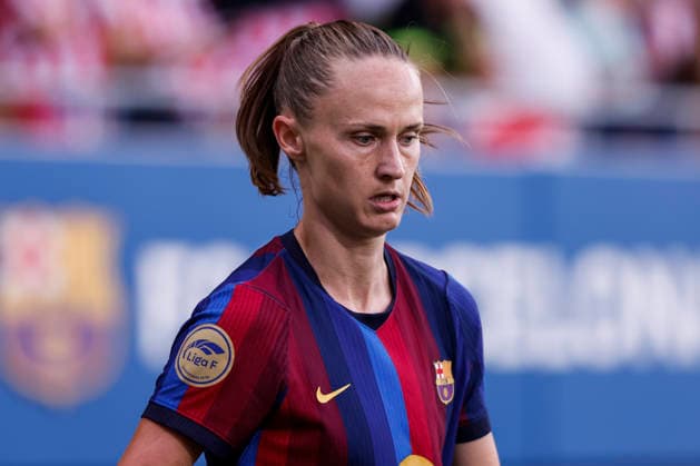 September 12, 2026, Sant Joan Despi, Barcelona, Spain: Caroline Graham of FC Barcelona, Barca looks on during the Spanish Women league, Liga F, football match played between FC Barcelona and Atletico de Madrid at Johan Cruyff Stadium on September 12, 2026 in Sant Joan Despi, Barcelona. FC Barcelona V Atletico De Madrid - Liga F  - ZUMAa181 20260912_zaa_a181_238 Copyright: xJavierxBorregox