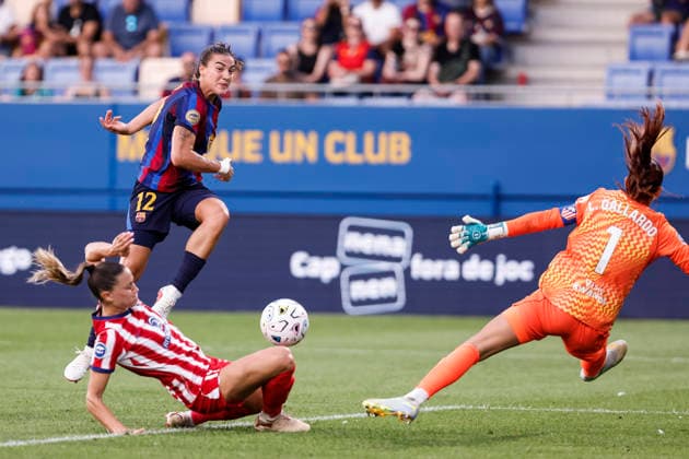 September 12, 2026, Sant Joan Despi, Barcelona, Spain: Patri Guijarro of FC Barcelona, Barca during the Spanish Women league, Liga F, football match played between FC Barcelona and Atletico de Madrid at Johan Cruyff Stadium on September 12, 2026 in Sant Joan Despi, Barcelona. FC Barcelona V Atletico De Madrid - Liga F  - ZUMAa181 20260912_zaa_a181_240 Copyright: xJavierxBorregox