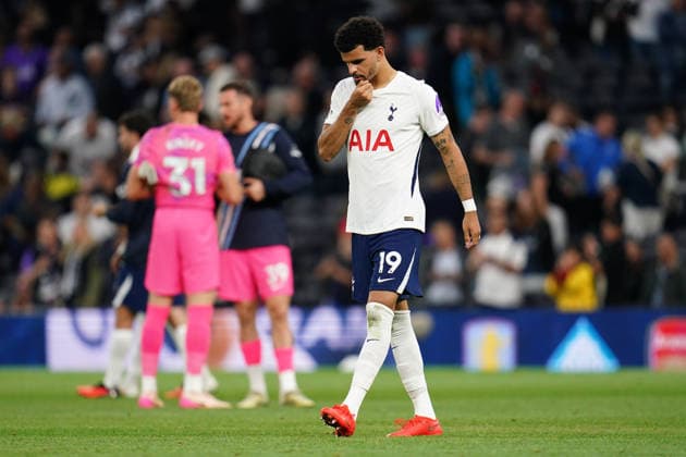 Premier League: Tottenham Hotspur v Everton Dominic Solanke of Tottenham Hotspur at full time during the Premier League match Tottenham Hotspur vs Everton at Tottenham Hotspur Stadium, London, United Kingdom on 12 September 2026 (Photo by Harvey Murphy News Images) Copyright: xHarveyxMurphy NewsxImagesx