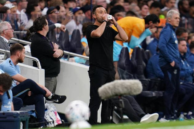 Premier League: Tottenham Hotspur v Everton Roberto De Zerbi manager of Tottenham Hotspur during the Premier League match Tottenham Hotspur vs Everton at Tottenham Hotspur Stadium, London, United Kingdom on 12 September 2026 (Photo by Harvey Murphy News Images) Copyright: xHarveyxMurphy NewsxImagesx