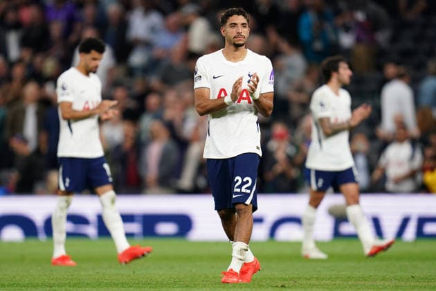 Premier League: Tottenham Hotspur v Everton Omar Marmoush of Tottenham Hotspur at full time during the Premier League match Tottenham Hotspur vs Everton at Tottenham Hotspur Stadium, London, United Kingdom on 12 September 2026 (Photo by Harvey Murphy News Images) Copyright: xHarveyxMurphy NewsxImagesx