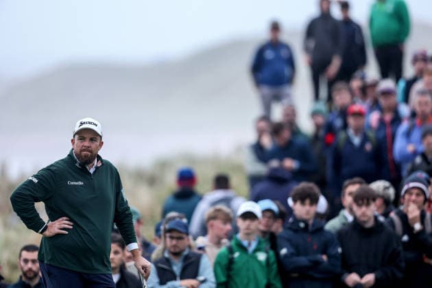 2026 Amgen Irish Open - Third Round, Trump International Golf Links, Doonbeg 12 9 2026 Shane Lowry stands on the eighteenth green Shane Lowry stands on the eighteenth green 12 9 2026  Copyright: xx BB3_8432_1