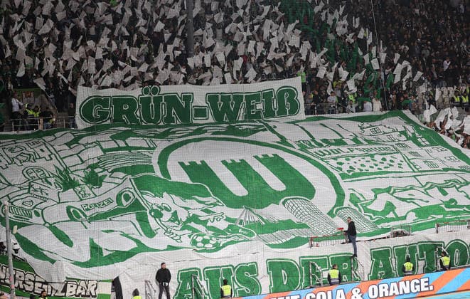 Choreo der Wolfsburger Fans Fussball, 2.Liga, Saison 2026-2027, Herren, FC St.Pauli gegen VfL Wolfsburg DFL REGULATIONS PROHIBIT ANY USE OF PHOTOGRAPHS AS IMAGE SEQUENCES AND OR QUASI-VIDEO. *** Wolfsburg Fans Choreography: Soccer, 2nd Division, 2026–2027 Season, Men s, FC St. Pauli vs. VfL Wolfsburg. DFL regulations prohibit any use of photographs as image sequences and or quasi-video.
