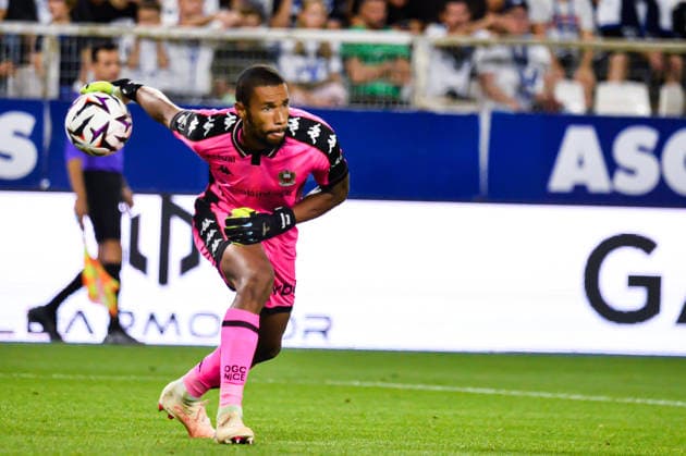 FOOTBALL : AJ Auxerre vs OGC Nice - Ligue 1 - JournÃ e 4 - 12 09 2026 Yehvann Diouf (OGC Nice) AuxerreFrance  Copyright: xBaptistexAutissierx