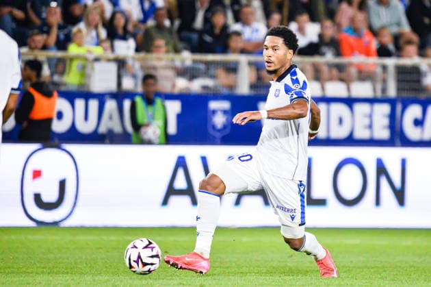 FOOTBALL : AJ Auxerre vs OGC Nice - Ligue 1 - JournÃ e 4 - 12 09 2026 Danny Namaso (AJ Auxerre) AuxerreFrance  Copyright: xBaptistexAutissierx