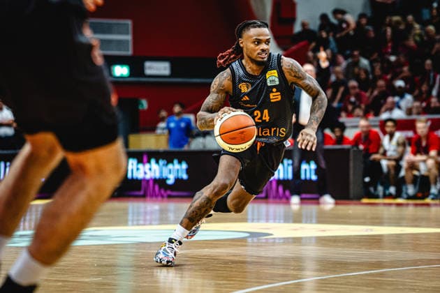 12.09.2026, xhfmx, Basketball BBL Pokal, Giessen 46ers - Chemnitz 99ers Cobe Williams (Chemnitz 99ers, 24) Giessen