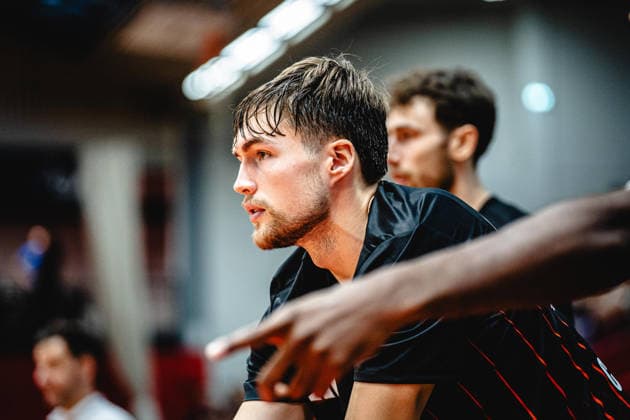 12.09.2026, xhfmx, Basketball BBL Pokal, Giessen 46ers - Chemnitz 99ers Elias Rödl (Chemnitz 99ers, 11) Giessen