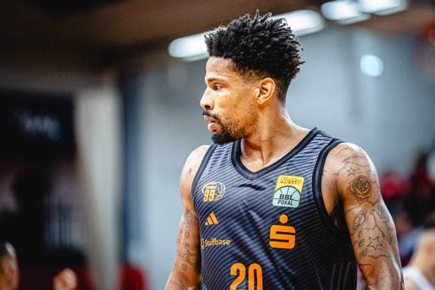 12.09.2026, xhfmx, Basketball BBL Pokal, Giessen 46ers - Chemnitz 99ers Urald King (Chemnitz 99ers, 20) Giessen