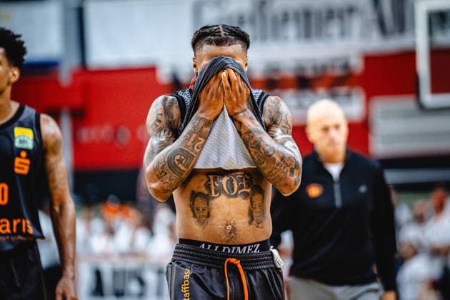 12.09.2026, xhfmx, Basketball BBL Pokal, Giessen 46ers - Chemnitz 99ers Cobe Williams (Chemnitz 99ers, 24) Giessen