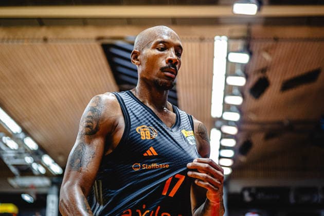 12.09.2026, xhfmx, Basketball BBL Pokal, Giessen 46ers - Chemnitz 99ers Urald King (Chemnitz 99ers, 20) Giessen