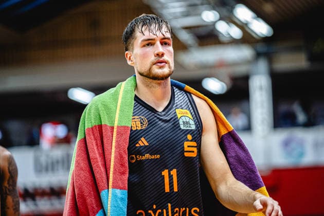 12.09.2026, xhfmx, Basketball BBL Pokal, Giessen 46ers - Chemnitz 99ers Elias Rödl (Chemnitz 99ers, 11) Giessen