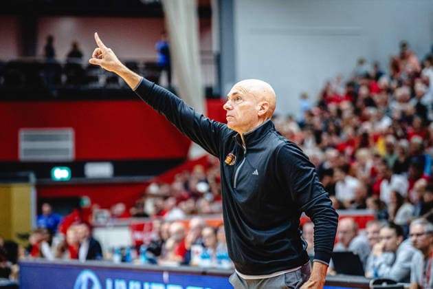 12.09.2026, xhfmx, Basketball BBL Pokal, Giessen 46ers - Chemnitz 99ers Rodrigo Pastore (Coach Chemnitz 99ers) Giessen