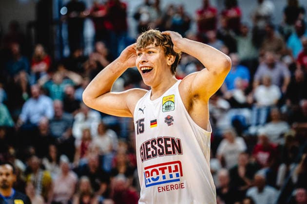 12.09.2026, xhfmx, Basketball BBL Pokal, Giessen 46ers - Chemnitz 99ers Kai Müsse (Gießen 46ers) Giessen