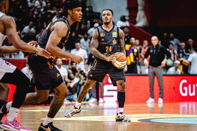 12.09.2026, xhfmx, Basketball BBL Pokal, Giessen 46ers - Chemnitz 99ers Cobe Williams (Chemnitz 99ers, 24) Giessen