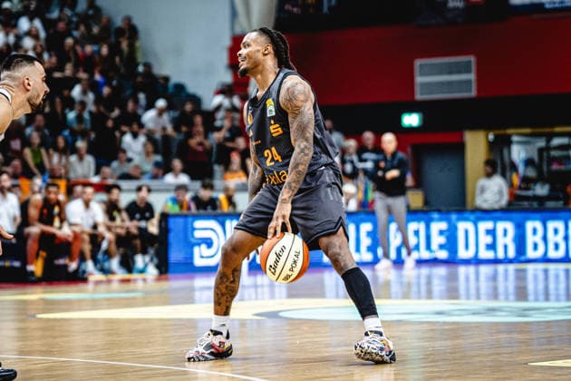 12.09.2026, xhfmx, Basketball BBL Pokal, Giessen 46ers - Chemnitz 99ers Cobe Williams (Chemnitz 99ers, 24) Giessen