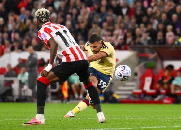 Bruno Guimaraes of Arsenal scores their first goal Sunderland v Arsenal, Premier League, Football, Football, Stadium of Light, Sunderland, UK - 12 Sep 2026Sunderland Stadium of Light United Kingdom EDITORIAL USE ONLY No use with unauthorised audio, video, data, fixture lists, club league logos or live services. Online in-match use limited to 120 images, no video emulation. No use in betting, games or single club league player publications.  Copyright: xRichardxLee Shutterstockx 17144590am