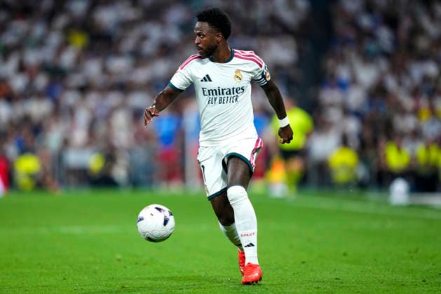 ESP: Real Madrid - Rayo Vallecano. La Liga EA Sports. Matchday 5. Vinicius Junior of Real Madrid CF during the La Liga EA Sports match between Real Madrid and Rayo Vallecano played at Santiago Bernabeu Stadium on 12 Sep 2026 in Madrid, Spain. kpng Copyright: xCesarxCebollax xPRESSINPHOTOx PS_2627_RMA_RAY_070