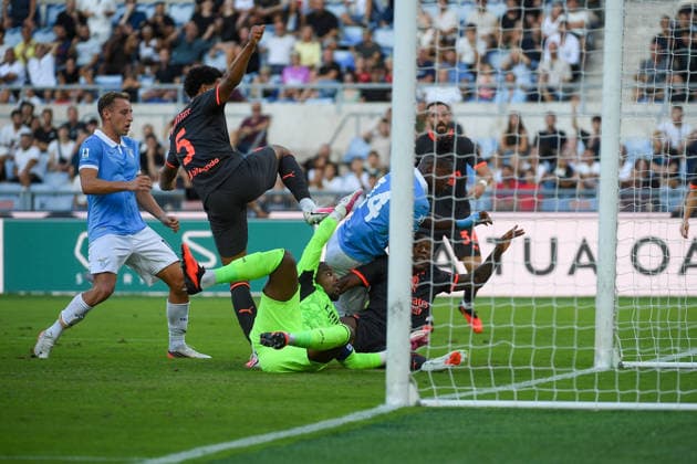 SOCCER - Serie A - SS Lazio vs. AC Milan Photo by IPA ABACAPRESS.COM88451260 - Lazio s Tijjani Noslin scored the 2-0 goal during the 2026 2027 Serie A match between SS Lazio and AC Milan at the Olympic Stadium in Rome on September 12, 2026. Rome Italy  Copyright: xIPAxSport ABACAx