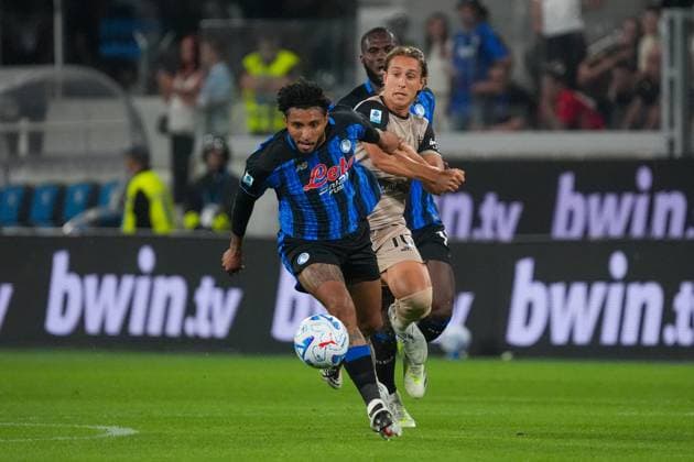 SOCCER - Serie A - Atalanta BC vs. Cagliari Calcio Photo by IPA ABACAPRESS.COM88453614 - Odilon Kossounou, during the Italian Serie A soccer match between Atalanta BC and Cagliari Calcio at the New Balance Arena in Bergamo on September 12, 2026. During the Atalanta BC vs. Cagliari Calcio match in the Italian Serie A in Bergamo, Italy, on September 12, 2026 Bergamo Italy  Copyright: xIPAxSport ABACAx