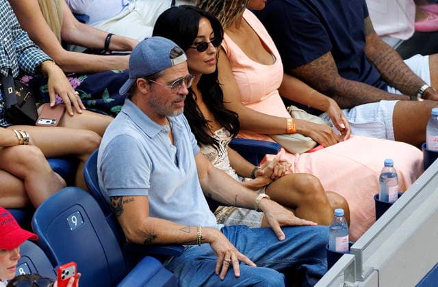 US Open tennis tournament - Day 14 US actor Brad Pitt (L) and girlfriend Ines de Ramon attend the Women’s Singles Finals of the US Open Tennis Championships in Flushing Meadows, New York, USA, 12 September 2026. FLUSHING MEADOWS NEW YORK United States  Copyright: xBRIANxHIRSCHFELDx