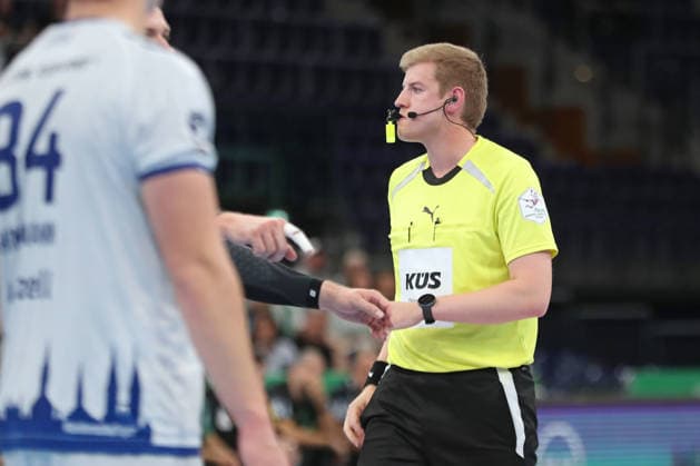 Handball, HBL2: SC DHfK Leipzig - VfL Lübeck-Schwartau; 12.09.2026 Schiedsrichter Marvin Völkening. Handball, 2. Bundesliga, Saison 2026 2027, 3. Spieltag: SC DHfK Leipzig vs. VfL Lübeck-Schwartau am 12.09.2026 in der Quarterback Immobilien Arena Leipzig. Copyright: xBEAUTIFULxSPORTS JanxKaeferx