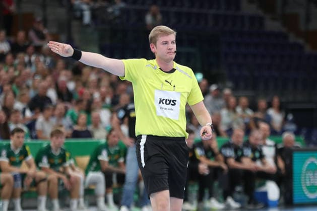 Handball, HBL2: SC DHfK Leipzig - VfL Lübeck-Schwartau; 12.09.2026 Schiedsrichter Marvin Völkening. Handball, 2. Bundesliga, Saison 2026 2027, 3. Spieltag: SC DHfK Leipzig vs. VfL Lübeck-Schwartau am 12.09.2026 in der Quarterback Immobilien Arena Leipzig. Copyright: xBEAUTIFULxSPORTS JanxKaeferx