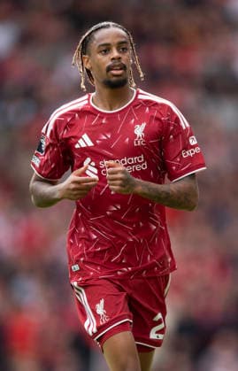 Liverpool v Fulham - Premier League 2026 27 LIVERPOOL, ENGLAND - SEPTEMBER 12: Bradley Barcola of Liverpool in action during the Premier League 2026 27 match between Liverpool FC and Fulham at Anfield on September 12, 2026 in Liverpool, England. Bradley Barcola Liverpool Anfield England United Kingdom Copyright: xVisionhausx 776515686