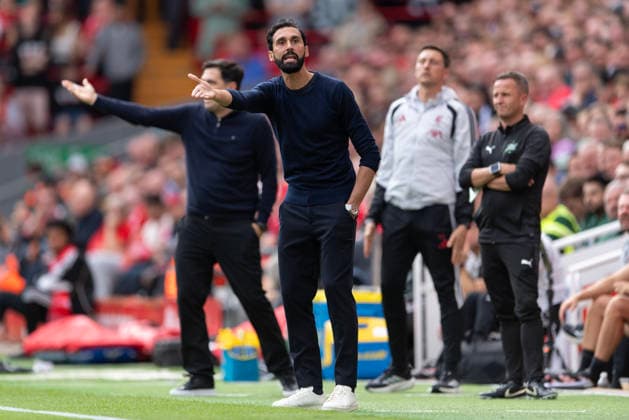 Liverpool v Fulham - Premier League 2026 27 LIVERPOOL, ENGLAND - SEPTEMBER 12: Alvaro Arbeloa, Manager of Fulham during the Premier League 2026 27 match between Liverpool FC and Fulham at Anfield on September 12, 2026 in Liverpool, England. Alvaro Arbeloa Liverpool Anfield England United Kingdom Copyright: xVisionhausx 776515686