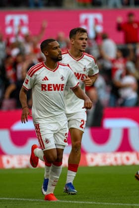 12.09.2026, GER, Fussball, Herren, Bundesliga , 1. Bundesliga, Saison 2026 2027, 1. FC Köln - SV Werder Bremen Linton Maina (KOE) Torjubel, jubelt nach seinem Treffer zum 1:0 *** September 12, 2026, GER, Soccer, Men s, Bundesliga, 1. Bundesliga, 2026–2027 Season, 1. FC Köln vs. SV Werder Bremen, Linton Maina (KOE) celebrates his goal, cheering after scoring the 1–0 goal Copyright: xSvenxHanischx