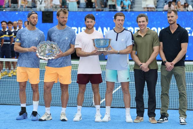 Tennis - Us open 2026 - ITF - New York - 12 09 2026 Tennis - Us open 2026 - ITF - New York - Final Double messieurs Skupski Hariison battent Puetz Krawietz - Allemagne et remportent le titre New York  Copyright: xCCx
