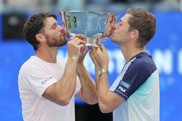 Sport Bilder des Tages #2 Tennis - Us open 2026 - ITF - New York - 12 09 2026 Tennis - Us open 2026 - ITF - New York - Final Double messieurs Skupski Hariison battent Puetz Krawietz - Allemagne et remportent le titre New York  Copyright: xCCx
