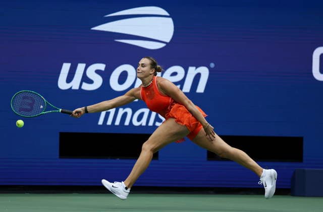 US Open tennis tournament - Day 14 Aryna Sabalenka of Belarus in action against Elena Rybakina of Kazakhstan during the Women™s Singles Finals of the US Open Tennis Championships in Flushing Meadows, New York, USA, 12 September 2026. FLUSHING MEADOWS NEW YORK United States  Copyright: xSARAHxYENESELx
