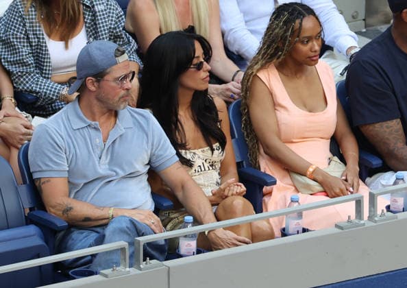 September 12, 2026, New York City, New York, USA: BRAD PITT and his girlfriend INES DE RAMON of USA during the womenÃ¢â‚¬â ¢s final of US Open E. Rybakina of Kazakhstan - A. Sabalenka. New York, USA. New York City USA - ZUMAc278 20260912_zsp_c278_001 Copyright: xMarcinxCholewinskix