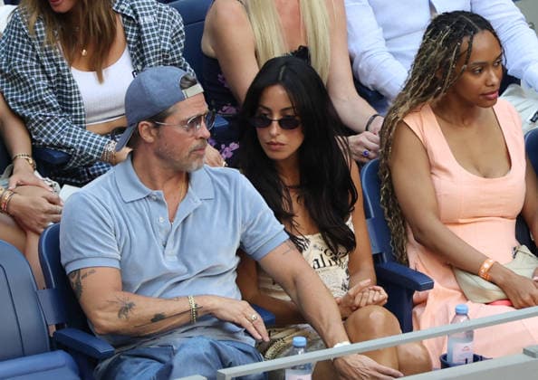 September 12, 2026, New York City, New York, USA: BRAD PITT and his girlfriend INES DE RAMON of USA during the womenÃ¢â‚¬â ¢s final of US Open E. Rybakina of Kazakhstan - A. Sabalenka. New York, USA. New York City USA - ZUMAc278 20260912_zsp_c278_002 Copyright: xMarcinxCholewinskix