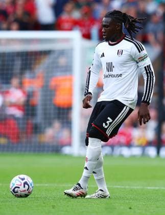 Calvin Bassey of Fulham Liverpool v Fulham, Premier League, Football, Football, Anfield, Liverpool, UK - 12 Sep 2026Liverpool Anfield United Kingdom EDITORIAL USE ONLY No use with unauthorised audio, video, data, fixture lists, club league logos or live services. Online in-match use limited to 120 images, no video emulation. No use in betting, games or single club league player publications. Copyright: xMattxWest Shutterstockx 17144551ey