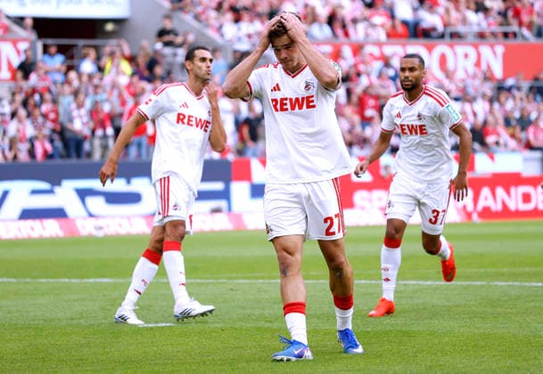 MAINA Linton Team 1.FC Koeln jubelt nach seinem Tor zum 1 : 0 mit BUELTER Marius DFL Fussball Bundesliga Saison 2026 - 2027 Spiel 1.FC Koeln - Werder Bremen 1 : 1 am 12. 09 .2026 in Koeln DFL REGULATIONS PROHIBIT ANY USE OF PHOTOGRAPHS as IMAGE SEQUENCES and or QUASI-VIDEO *** MAINA Linton of 1. FC Köln celebrates after scoring the 1-0 goal, with Marius Buelter. DFL Bundesliga Season 2026–2027, Match: 1. FC Köln vs. Werder Bremen, 1–1 on September 12, 2026, in Cologne. DFL REGREGULATIONS PROHIBIT ANY USE OF PHOTOGRAPHS AS IMAGE SEQUENCES AND OR QUASI-VIDEO Copyright: xLacixPerenyix