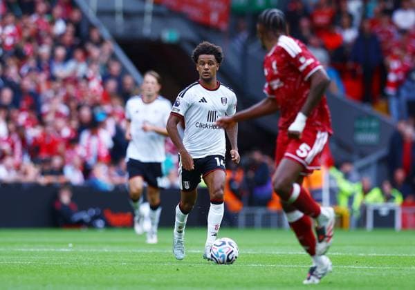 Oscar Bobb of Fulham Liverpool v Fulham, Premier League, Football, Football, Anfield, Liverpool, UK - 12 Sep 2026Liverpool Anfield United Kingdom EDITORIAL USE ONLY No use with unauthorised audio, video, data, fixture lists, club league logos or live services. Online in-match use limited to 120 images, no video emulation. No use in betting, games or single club league player publications. Copyright: xMattxWest Shutterstockx 17144551et