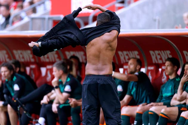 THIOUNE Daniel Trainer Team Werder Bremen DFL Fussball Bundesliga Saison 2026 - 2027 Spiel 1.FC Koeln - Werder Bremen 1 : 1 am 12. 09 .2026 in Koeln DFL REGULATIONS PROHIBIT ANY USE OF PHOTOGRAPHS as IMAGE SEQUENCES and or QUASI-VIDEO *** THIOUNE Daniel, Coach, Werder Bremen, DFL Soccer Bundesliga, 2026–2027 Season, Match 1: FC Cologne vs. Werder Bremen, 1–1, on September 12, 2026, in Cologne. DFL regulations prohibit any use of photographs as IMAGE SEQUENCES and or QUASI-VIDEO Copyright: xLacixPerenyix