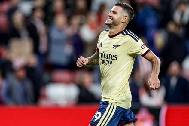 Sunderland v Arsenal Premier League Bruno Guimaraes of Arsenal celebrates his sides win during the Premier League match at the Stadium of Light, Sunderland 12 09 2026 UK Newspapers OUT Copyright: xJamiexJohnstonx FIL-23936-0143