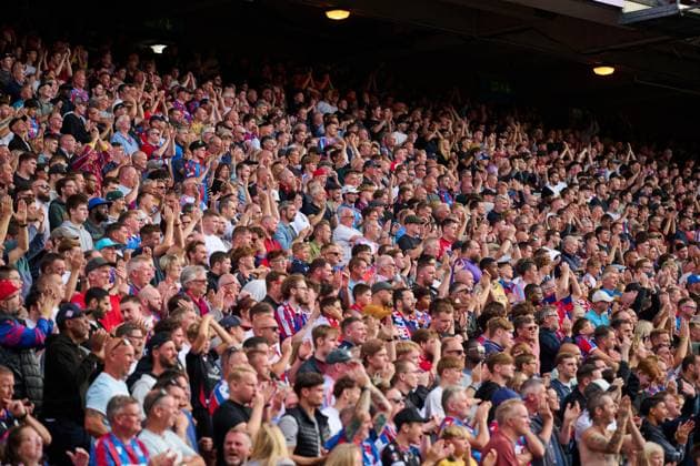 Crystal Palace Fans Crystal Palace v Ipswich Town, Premier League, Football, Selhurst Park, London, UK - 12 Sep 2026London Selhurst Park United Kingdom EDITORIAL USE ONLY No use with unauthorised audio, video, data, fixture lists, club league logos or live services. Online in-match use limited to 120 images, no video emulation. No use in betting, games or single club league player publications. Copyright: xRichardxHammersley Shutterstockx 17147741fi