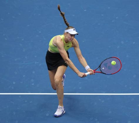 US Open tennis tournament - Day 14 Elena Rybakina of Kazakhstan in action against Aryna Sabalenka of Belarus during the Women s Singles Finals of the US Open Tennis Championships in Flushing Meadows, New York, USA, 12 September 2026. FLUSHING MEADOWS NEW YORK United States  Copyright: xBRIANxHIRSCHFELDx