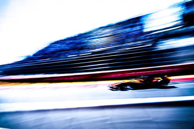 MADRID, SPAIN: Lando Norris, racing for the McLaren F1 team during the 2026 Formula 1 Spanish Grand Prix at the Madring in Madrid, Spain