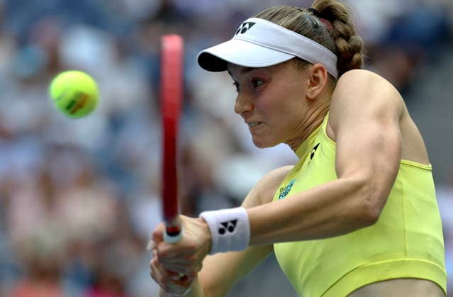 US Open tennis tournament - Day 14 epaselect Elena Rybakina of Kazakhstan in action against Aryna Sabalenka of Belarus during the Women’s Singles Finals of the US Open Tennis Championships in Flushing Meadows, New York, USA, 12 September 2026. FLUSHING MEADOWS NEW YORK United States  Copyright: xSARAHxYENESELx