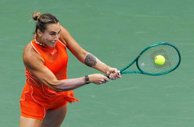 US Open tennis tournament - Day 14 epaselect Aryna Sabalenka of Belarus in action against Elena Rybakina of Kazakhstan during the Women s Singles Finals of the US Open Tennis Championships in Flushing Meadows, New York, USA, 12 September 2026. FLUSHING MEADOWS NEW YORK United States  Copyright: xBRIANxHIRSCHFELDx