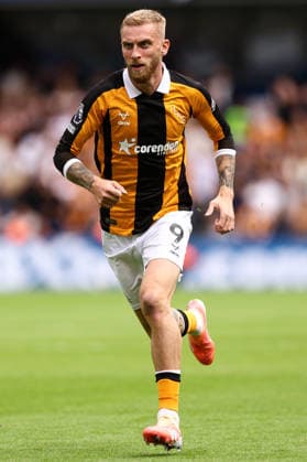 Chelsea v Hull City 12 September 2026, London - Premier League Football - Chelsea v Hull City - Ollie McBurnie of Hull City - Photo: Jacques Feeney Offside. London UK Copyright: xJacquesxFeeneyx xOffsidexOffside
