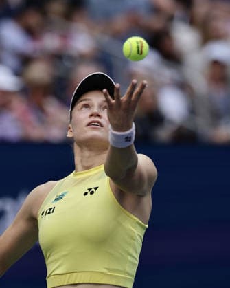 Elena Rybakina (KAZ), Damen Einzel, Ladies Singles, Endspiel, Final, US Open Championships, Billie Jean King National Tennis Center, Flushing Meadows, New York, USA . Copyright: xJuergenxHasenkopfx