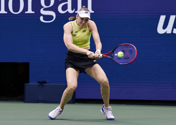 Elena Rybakina (KAZ), Endspiel, Final, US Open Championships, Billie Jean King National Tennis Center, Flushing Meadows, New York, USA . Copyright: xJuergenxHasenkopfx